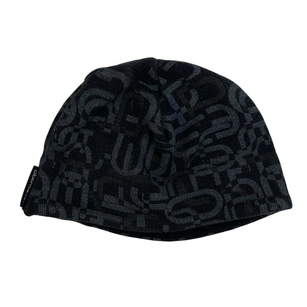 OBERMEYER Juniors One Size OS‎ Ski Hat Cap Beanie Knit Black